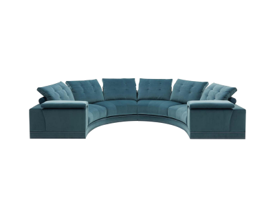G08-04  Round sofa